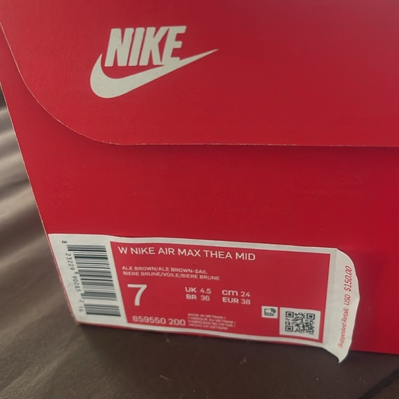 NIKE Air Max Thea Mid Women’s NEW IN BOX - Picture 3 of 3